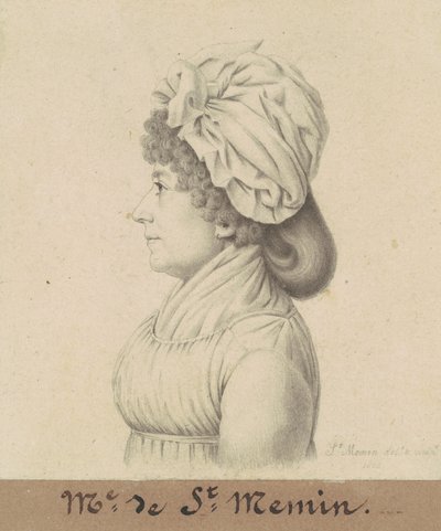 Marie-Victoire Féret de Saint-Mémin de Charles B. J. Févret de Saint Mémin