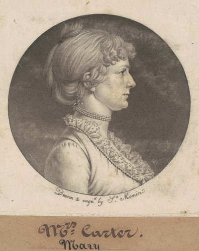 Mary Nelson Carter de Charles B. J. Févret de Saint Mémin