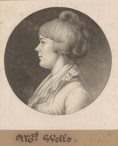 Mary Wright Sonntag Wells de Charles B. J. Févret de Saint Mémin