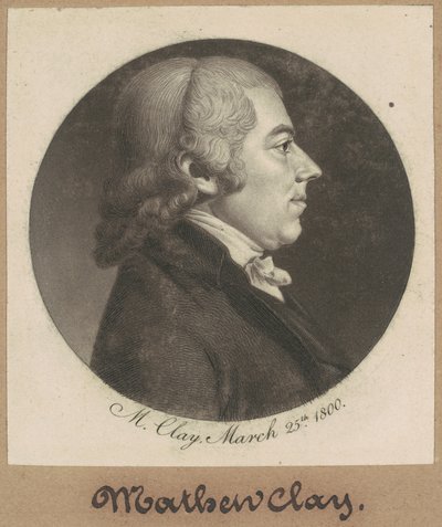 Matthew Clay de Charles B. J. Févret de Saint Mémin