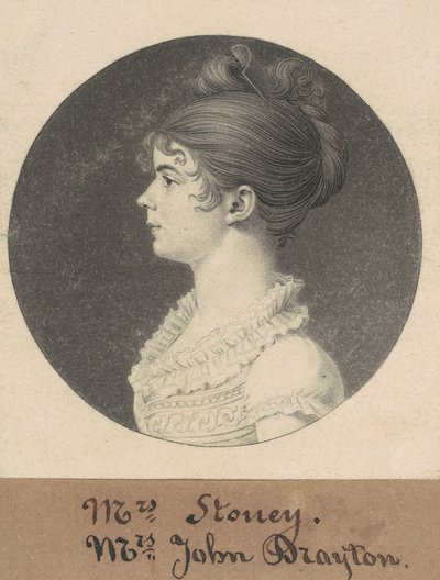Sra. William Drayton de Charles B. J. Févret de Saint Mémin