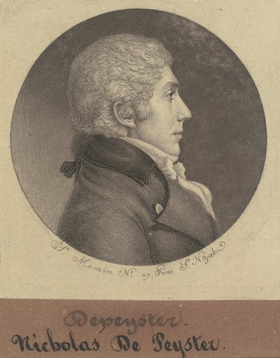 Nicholas de Peyster, Jr. de Charles B. J. Févret de Saint Mémin