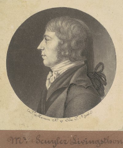 Peter Schuyler Livingston de Charles B. J. Févret de Saint Mémin