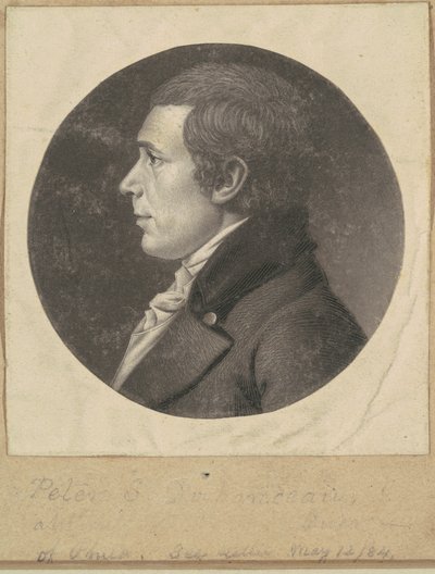 Peter Stephen DuPonceau de Charles B. J. Févret de Saint Mémin