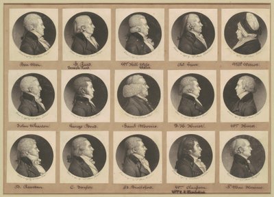 Colección de retratos de Saint-Mémin, Grupo 11 de Charles B. J. Févret de Saint Mémin