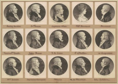 Colección de retratos de Saint-Mémin, Grupo 16 de Charles B. J. Févret de Saint Mémin