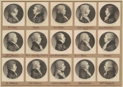 Colección de Retratos de Saint-Mémin, Grupo 18 de Charles B. J. Févret de Saint Mémin