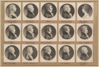 Colección de retratos de Saint-Mémin, Grupo 23 de Charles B. J. Févret de Saint Mémin