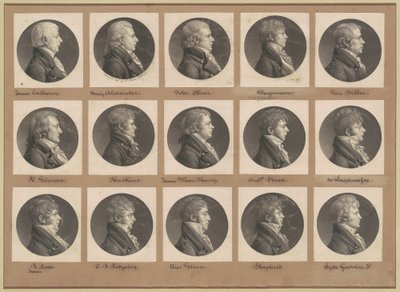 Colección de Retratos de Saint-Mémin, Grupo 26 de Charles B. J. Févret de Saint Mémin