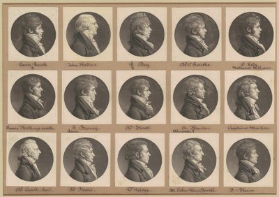 Colección de retratos de Saint-Mémin, Grupo 28 de Charles B. J. Févret de Saint Mémin