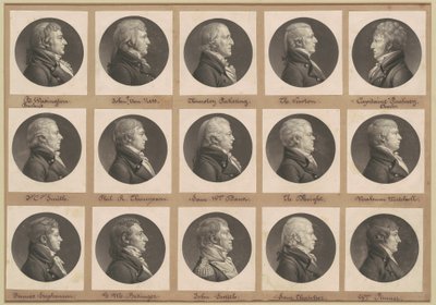 Colección de Retratos de Saint-Mémin, Grupo 33 de Charles B. J. Févret de Saint Mémin