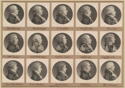 Colección de retratos de Saint-Mémin, Grupo 34 de Charles B. J. Févret de Saint Mémin