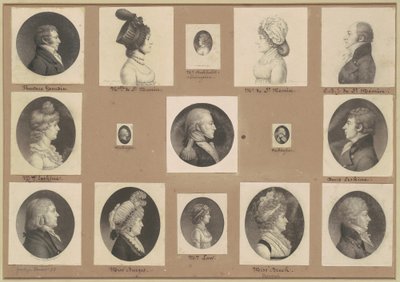 Colección de retratos de Saint-Mémin, Grupo 50 de Charles B. J. Févret de Saint Mémin