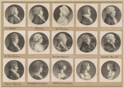 Colección de retratos de Saint-Mémin, Grupo 52 de Charles B. J. Févret de Saint Mémin
