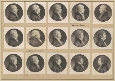 Colección de retratos de Saint-Mémin, Grupo 54 de Charles B. J. Févret de Saint Mémin