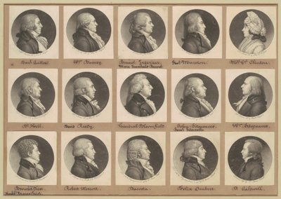 Colección de Retratos de Saint-Mémin, Grupo 8 de Charles B. J. Févret de Saint Mémin