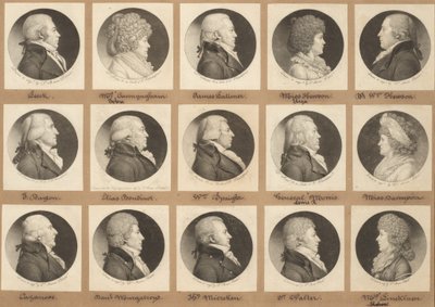 Colección de retratos de Saint-Mémin, Grupo 9 de Charles B. J. Févret de Saint Mémin