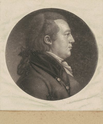 Hombre no identificado de Charles B. J. Févret de Saint Mémin
