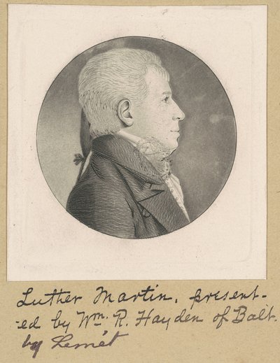 Hombre no identificado de Charles B. J. Févret de Saint Mémin