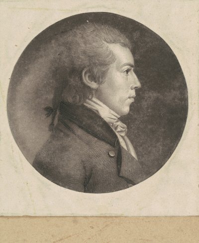 Hombre No Identificado de Charles B. J. Févret de Saint Mémin