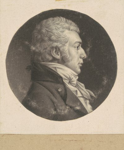 Hombre no identificado de Charles B. J. Févret de Saint Mémin