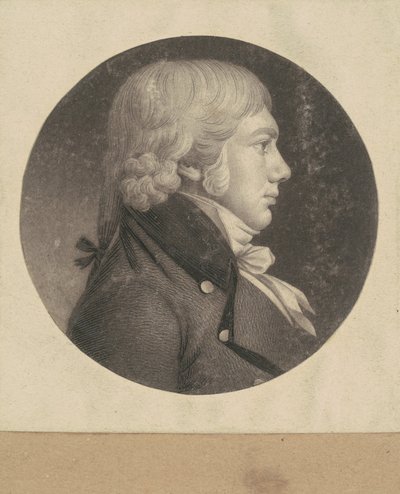 Hombre no identificado de Charles B. J. Févret de Saint Mémin