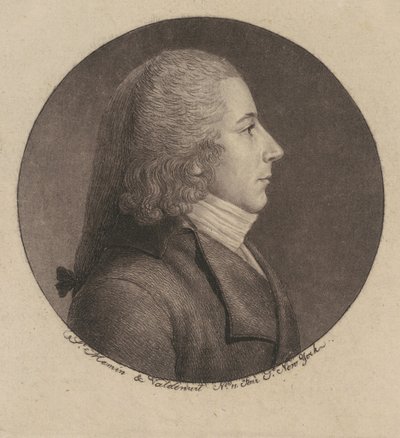 Hombre No Identificado de Charles B. J. Févret de Saint Mémin