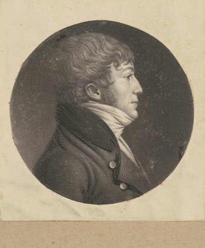 Hombre no identificado de Charles B. J. Févret de Saint Mémin