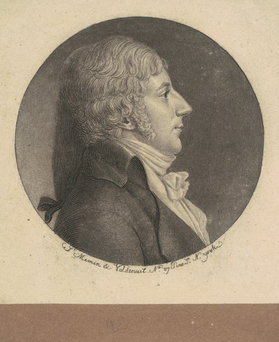 Hombre no identificado de Charles B. J. Févret de Saint Mémin