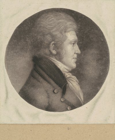Hombre no identificado de Charles B. J. Févret de Saint Mémin