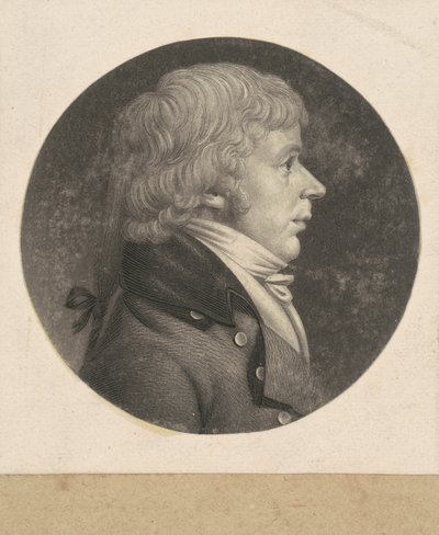 Hombre no identificado de Charles B. J. Févret de Saint Mémin
