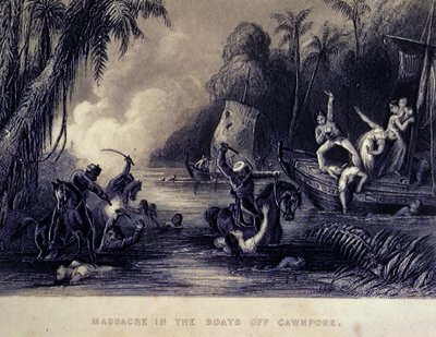 Masacre frente a Cawnpore de Charles Ball