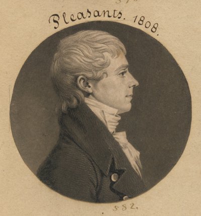 Archibald Pleasants, Jr. de Charles Balthazar Julien Févret de Saint-Mémin