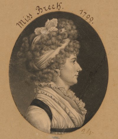 Hannah Breck de Charles Balthazar Julien Févret de Saint-Mémin