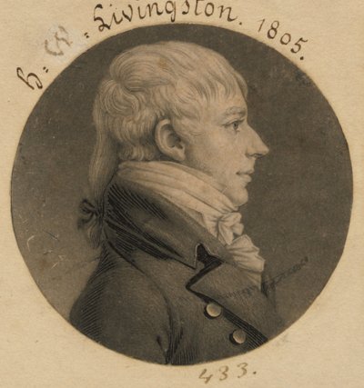 Henry Walter Livingston de Charles Balthazar Julien Févret de Saint-Mémin