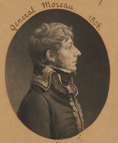 Jean-Victor Moreau de Charles Balthazar Julien Févret de Saint-Mémin