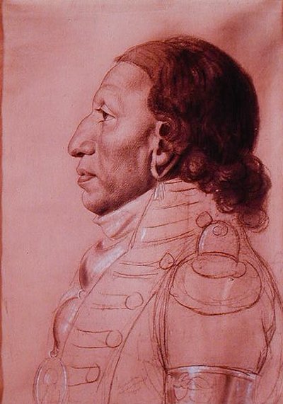 Payouska, Jefe de los Grandes Osages de Charles Balthazar Julien Févret de Saint Mémin