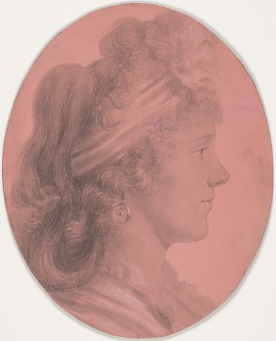 Retrato de Eleanor Ramsay Fitzwilliam de Charles Balthazar Julien Févret de Saint-Mémin