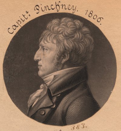 Möglicherweise Charles Pinckney oder Dr. George Wilson de Charles Balthazar Julien Févret de Saint-Mémin