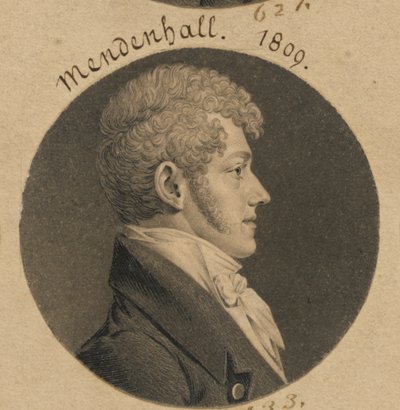 Thomas Mendenhall, Jr. de Charles Balthazar Julien Févret de Saint-Mémin