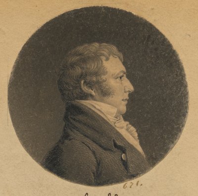 Hombre no identificado de Charles Balthazar Julien Févret de Saint-Mémin