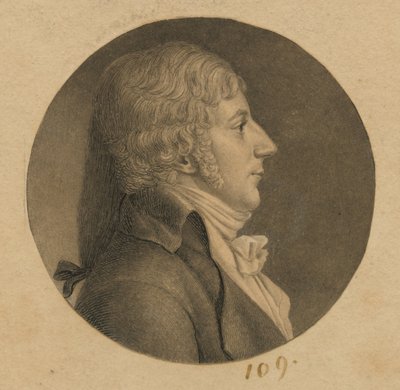 Hombre no identificado de Charles Balthazar Julien Févret de Saint-Mémin