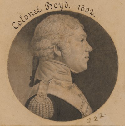 William Boyd de Charles Balthazar Julien Févret de Saint-Mémin
