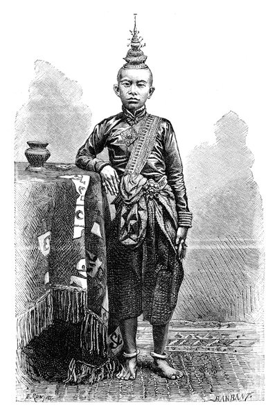 Cambojan, hijo mayor de Narodom, 1895 de Charles Barbant