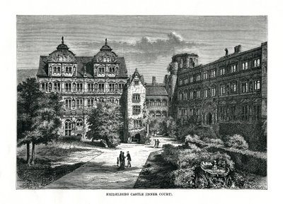 Castillo de Heidelberg, Alemania de Charles Barbant