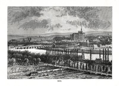 Metz, Francia, siglo XIX de Charles Barbant
