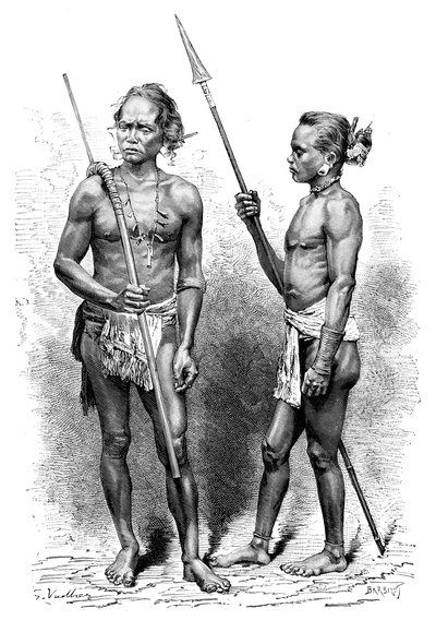 Gente Moi, Indonesia, 1895 de Charles Barbant