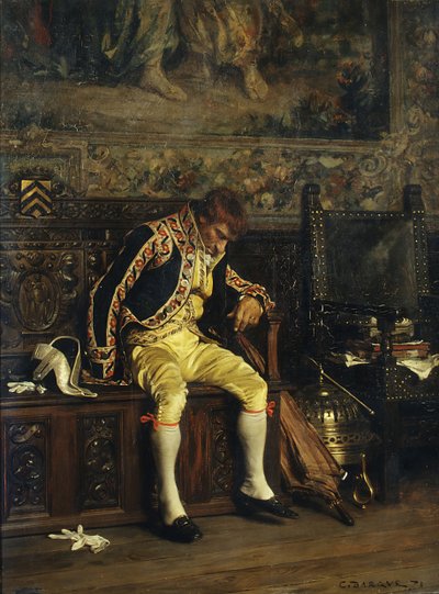 Un lacayo durmiendo de Charles Bargue