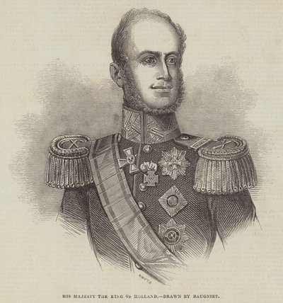 Su Majestad el Rey de Holanda de Charles Baugniet