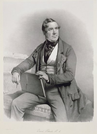 Retrato de David Roberts (1796-1864) frontispicio del Volumen I de 